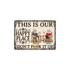 Funny Couple Sign - 3040 cm Decorative Wall Plaque for Home, Kitchen, Bedroom - Gift for Husband and Wife