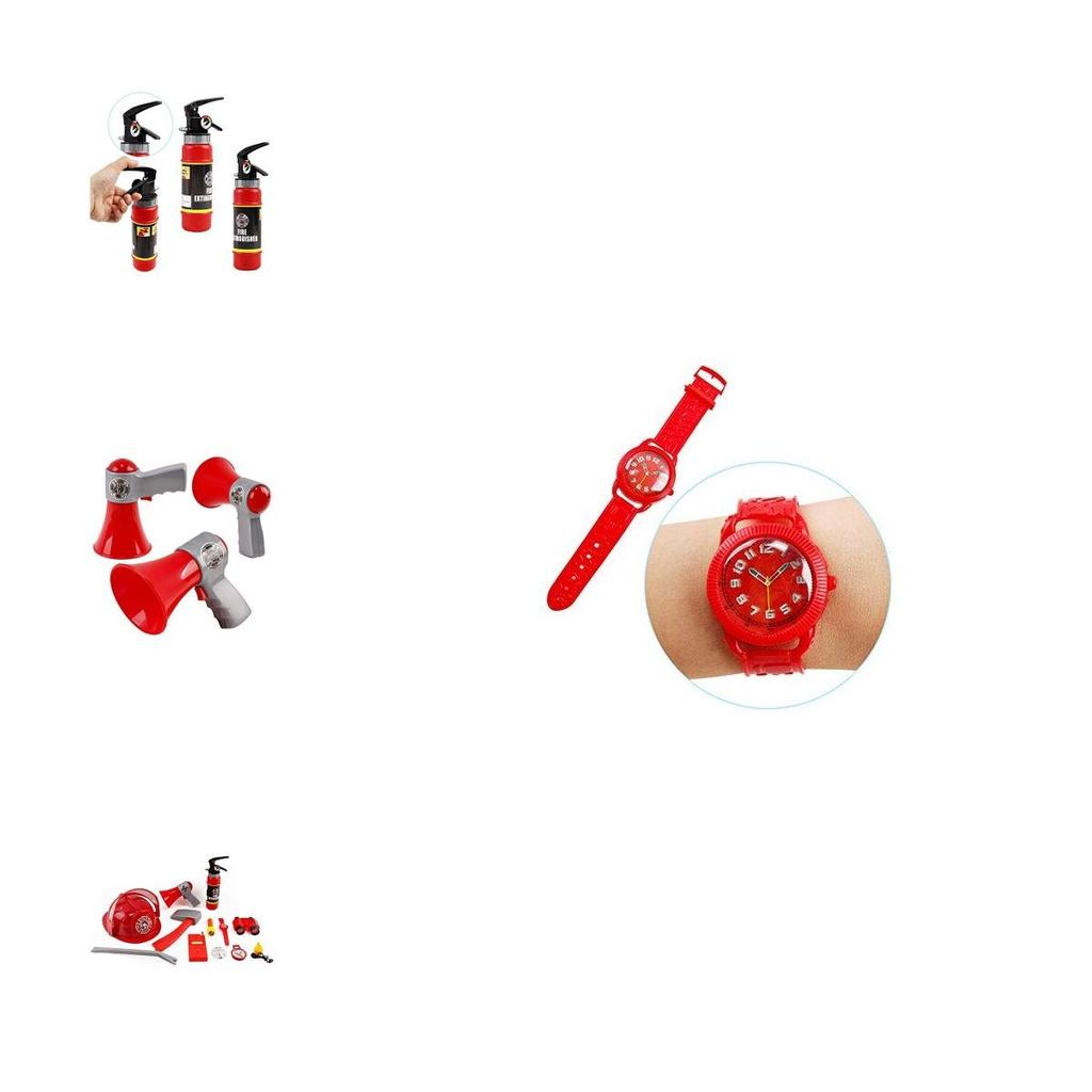 Cross-border Pretend Play Toy Set Firefighter Roleplay Kit For Children