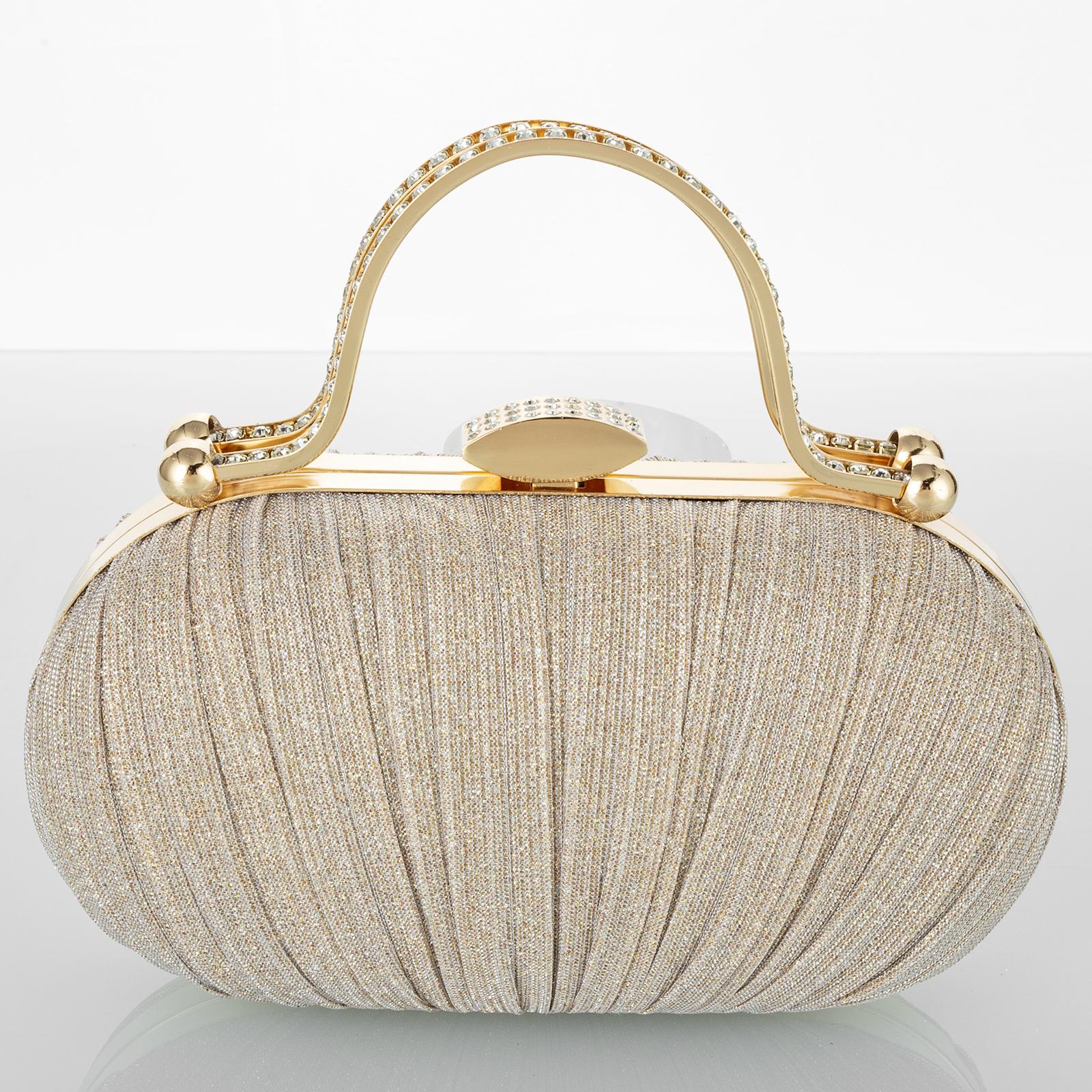 

Fashion Evening Bags Luxury Women Clutch Bag With Rhinestone Exquisite Design For Women Party Wedding Shoulder Bag Handbag