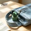 Talos Seagull Frog Sound Button Keychain, Creative Stress Relief Voice Toy with Animal Sounds & LED Light, Rechargeable Squeeze Fidget for Kids Adults