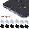 200pcs/bag Silicone Dust Plug for USB Type C Charging Port Mobile Phone Dustproof Water-proof Protector Cover Cap for Samsung