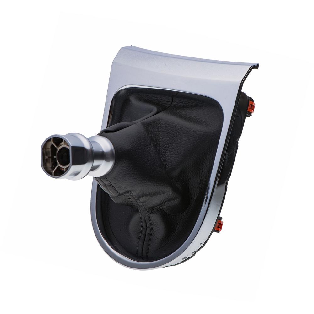 NEW Manual Gear Shift Boot Chrome Sync Trim For 15-17 Ford Mustang #GR3Z-7277-AA