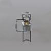 Open End Wheel Lug Nut Lock  M12*1.25,M12*1.5,14*1.5 Wheel Locking Lug Nuts Open End Bulge Acorn Chrome