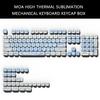 Quality 144Key MOA Profile PBT Keycaps for Improved Typing Experience On Mechanical Keyboards Comfortable KeyCaps