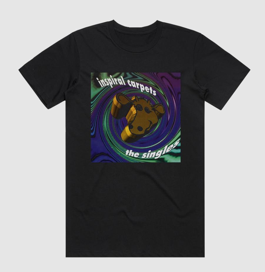 Inspiral Carpets The Singles Album Cover T-shirt size S-5XL L