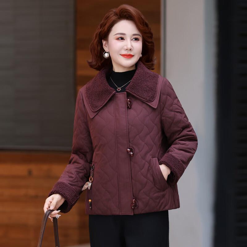 Moyou Mama Women's 2025 Winter Short Padded Jacket