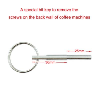 Round Jura Capresso SS316 Repair Security Tool Key Open Security Oval Head Screws Special Bit Key Removal Service Coffee Machine Repair Tools