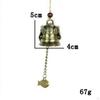 1pc Fengshui Bell Vintage Dragon Wind Chimes for home and garden Hanging Decoration