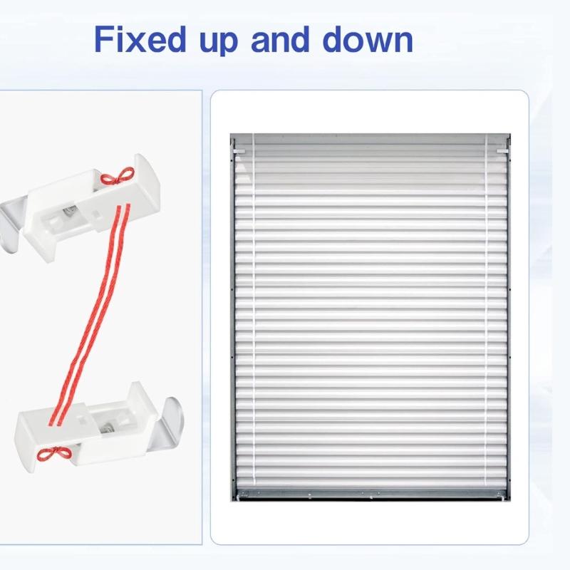 Akcesoria do wsporników rolet plisowanych Łatwe do zamocowania i demontażu Zestaw do mocowania rolet plisowanych Prosty montaż do okna domowego