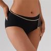 2026 Trendy Fashion Simple Sexy Golded Aluminum Waist Chain For Wome Beach Vacation Body Jewelry Belly Necklace
