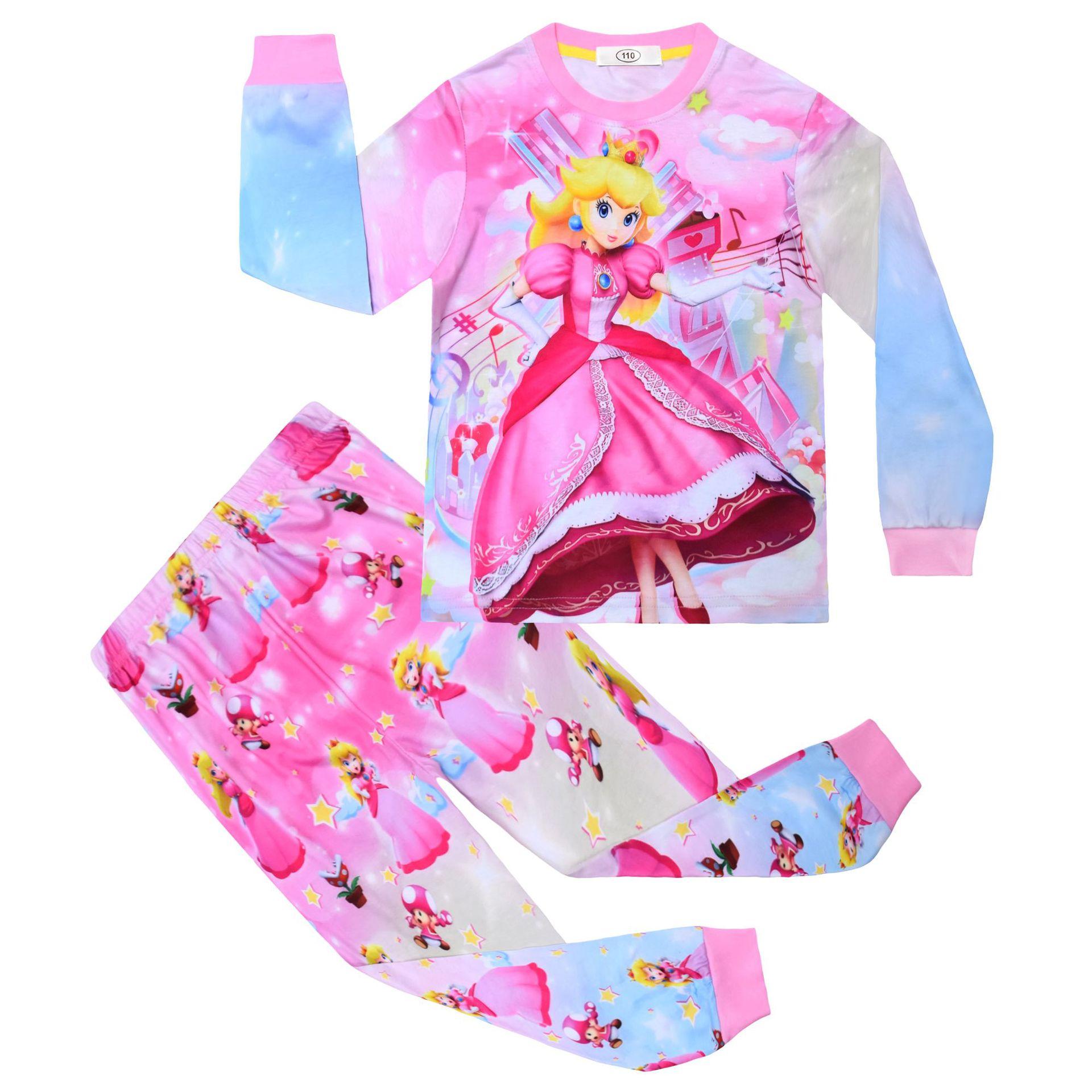 

Animation Princess Biqi Digital Printing, Girls Long-Sleeved Set, Children S Loungewear Long-Sleeved Set 7762 110