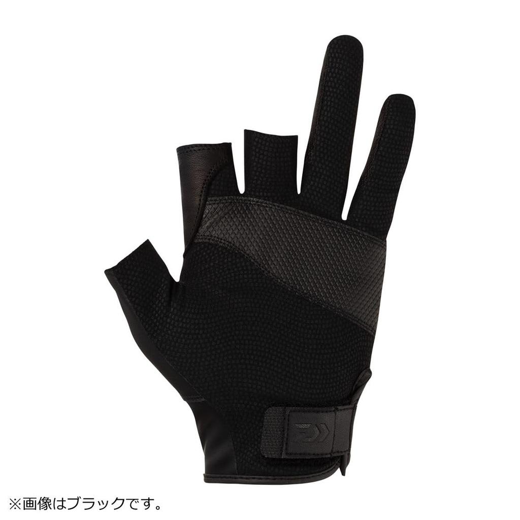 Salt Game Gloves Majolica Blue L [Daiwa] 3-cut DG-7224