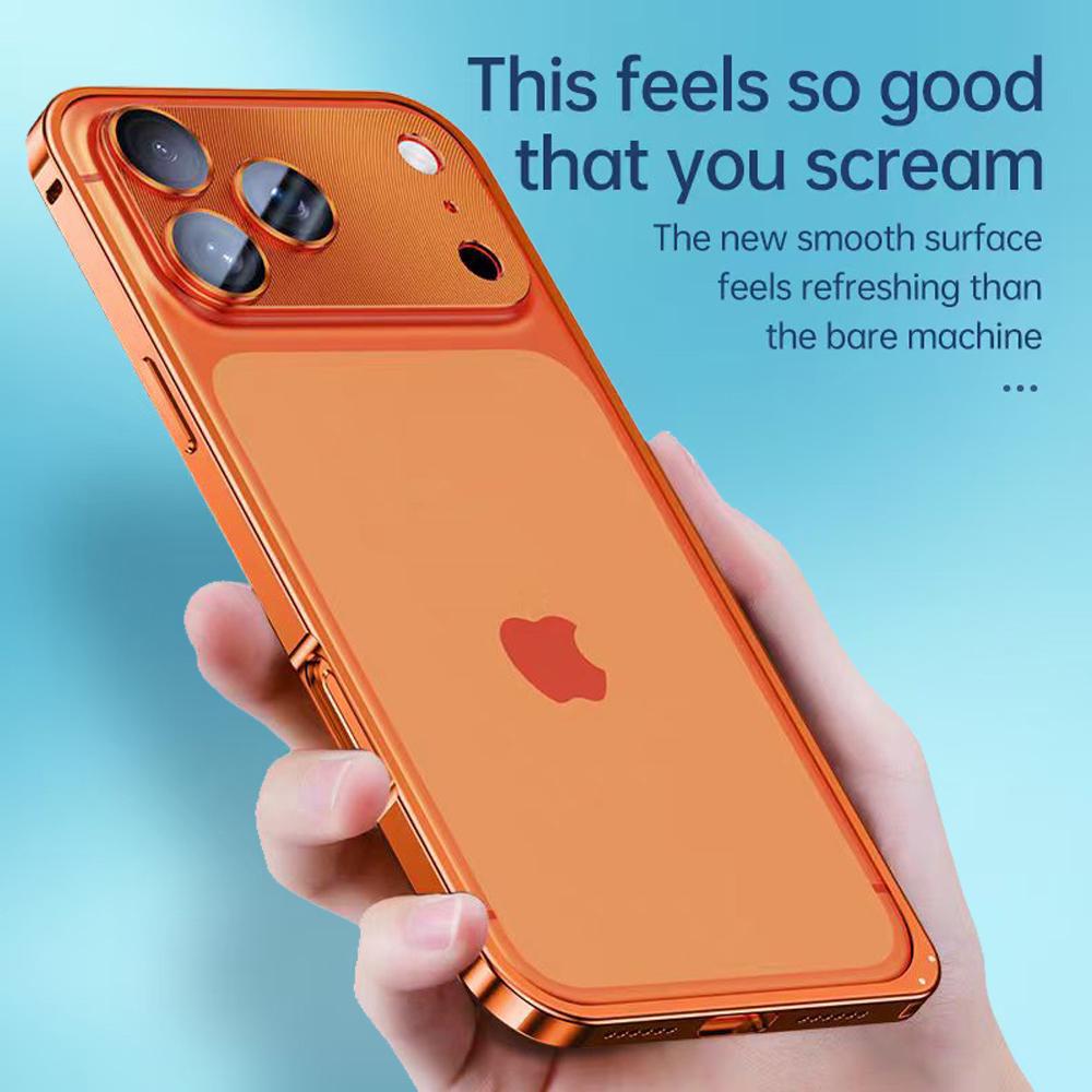 Luxury Aviation Aluminum Alloy Frame Bumper Case For iPhone 17 16 15 14 13 12 Pro Max Metal Lens Protection Shockproof Phone Cover