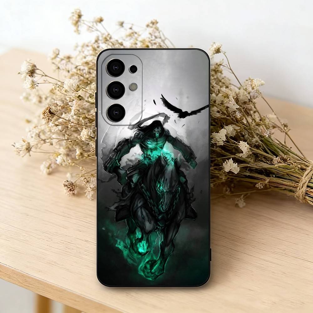 

Чехол для телефона Game D-Darksiders для Samsung S25, S24, S21, S22, S23, S30, Ultra, S20, Plus, Fe, Мягкий силиконовый черный чехол Samsung S26Plus