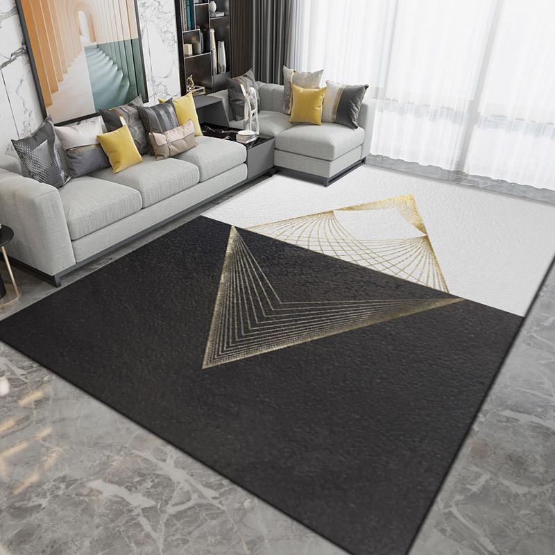 

Ковер с принтом для гостиной, большой площади, противоскользящий ковер для спальни, прикроватное одеяло, аксессуары для домашнего декора 100 * 160cm