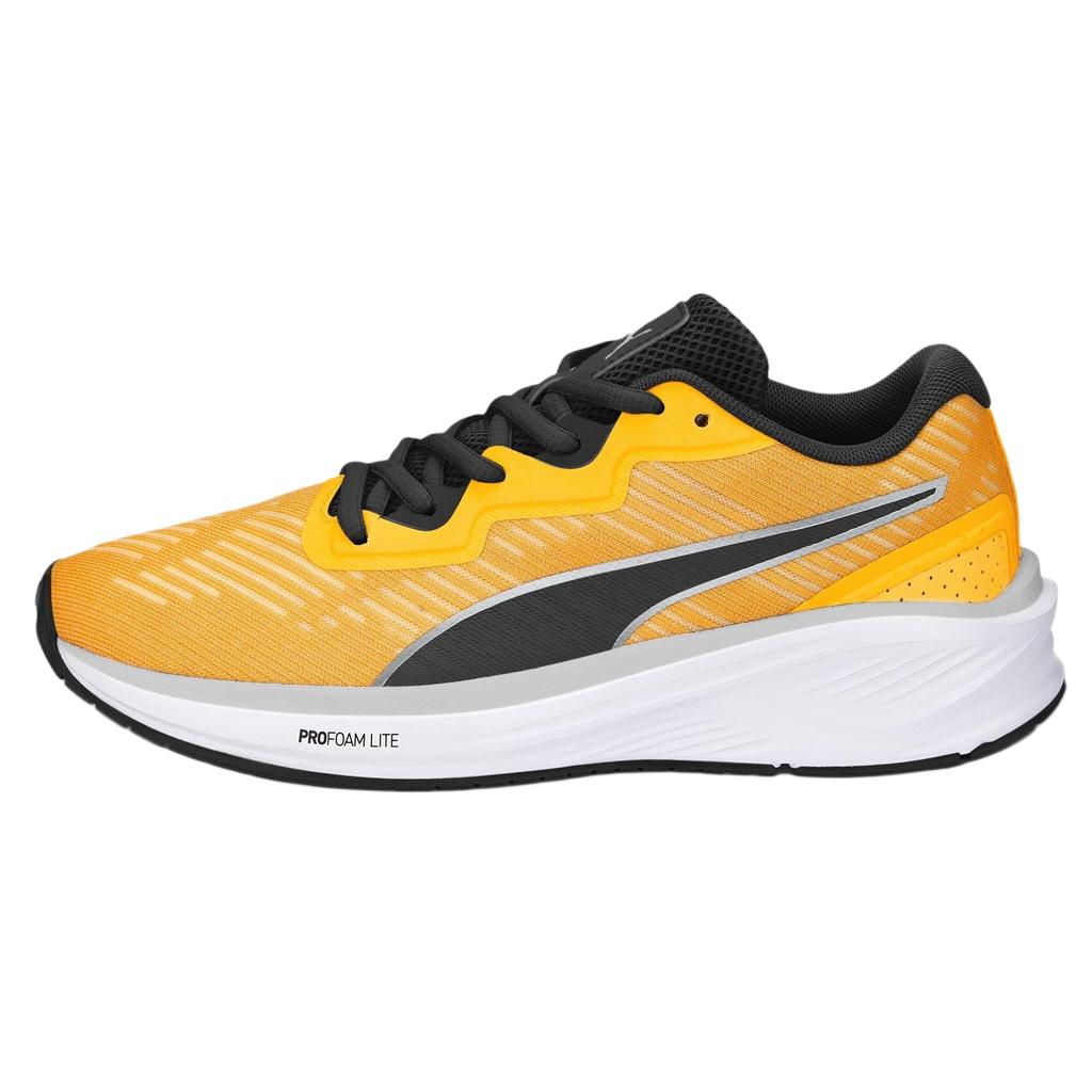 Puma Aviator Profoam Sky Comfortable Mesh Shock Absorbing Durable Breathable Low Top Casual Running Shoes Unisex Sneakers Yellow Black 376615-14