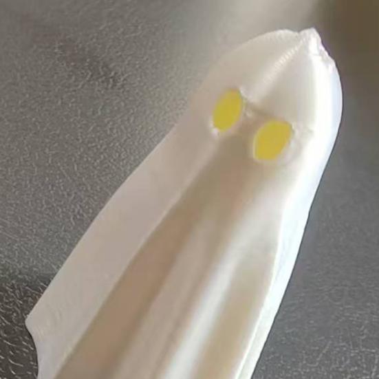 3D Printed Halloween Ghost Figurine Spooky Ghost Statue Movable Joints Ghost Fidget Toy