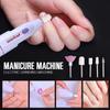 Módní vrtačky Přenosná sada elektrických pilníků na nehty Štětce na nehty pro manikúru Pilníky na nehty