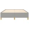 Vidaxl Bed Frame Without Mattress, Light Gray, 140X200 Cm, Upholstered