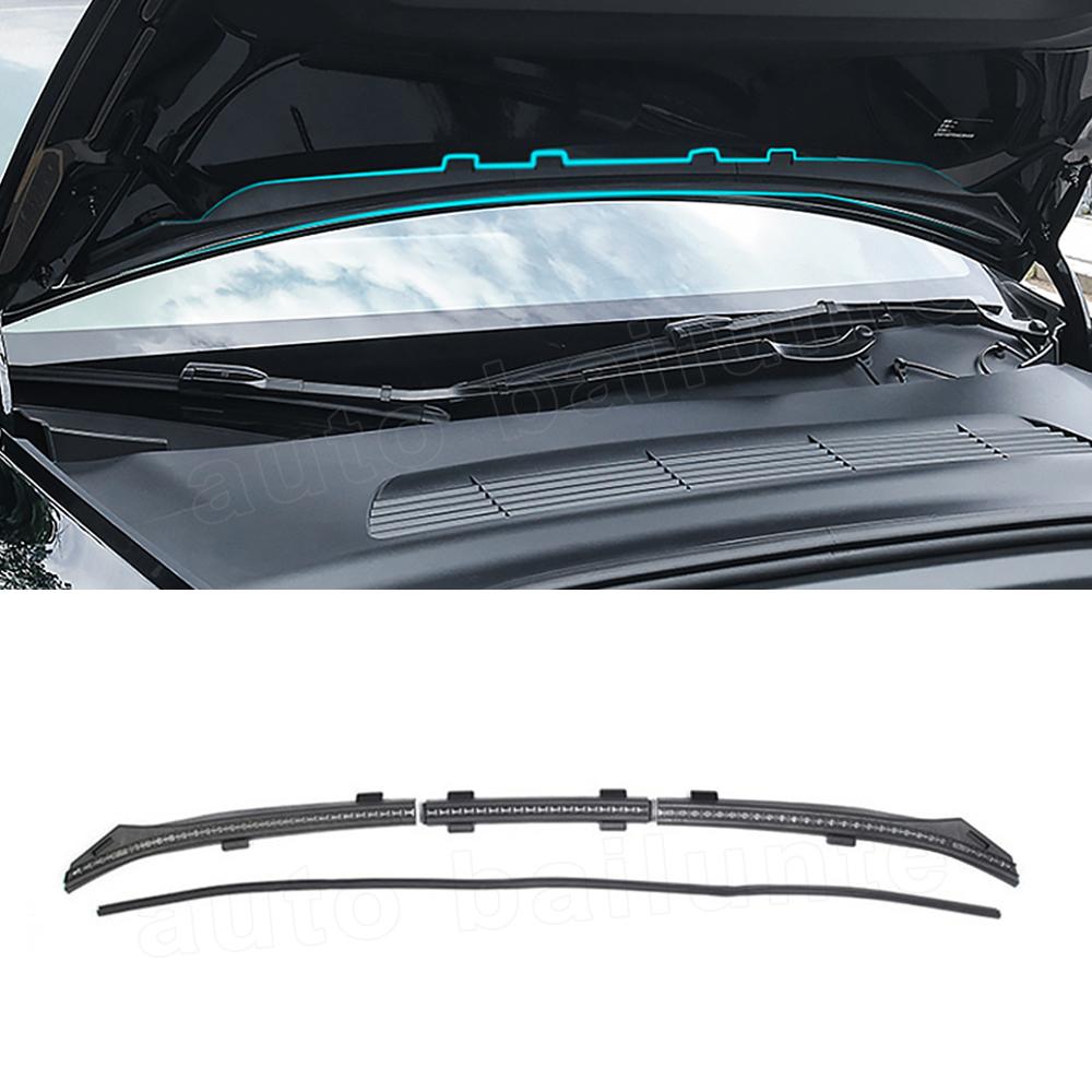 Capota portbagajului frontal al mașinii Bandă de apă pentru intrarea aerului în față pentru aer condiționat Capac de protecție pentru plasă rezistentă la insecte pentru Tesla Model Y