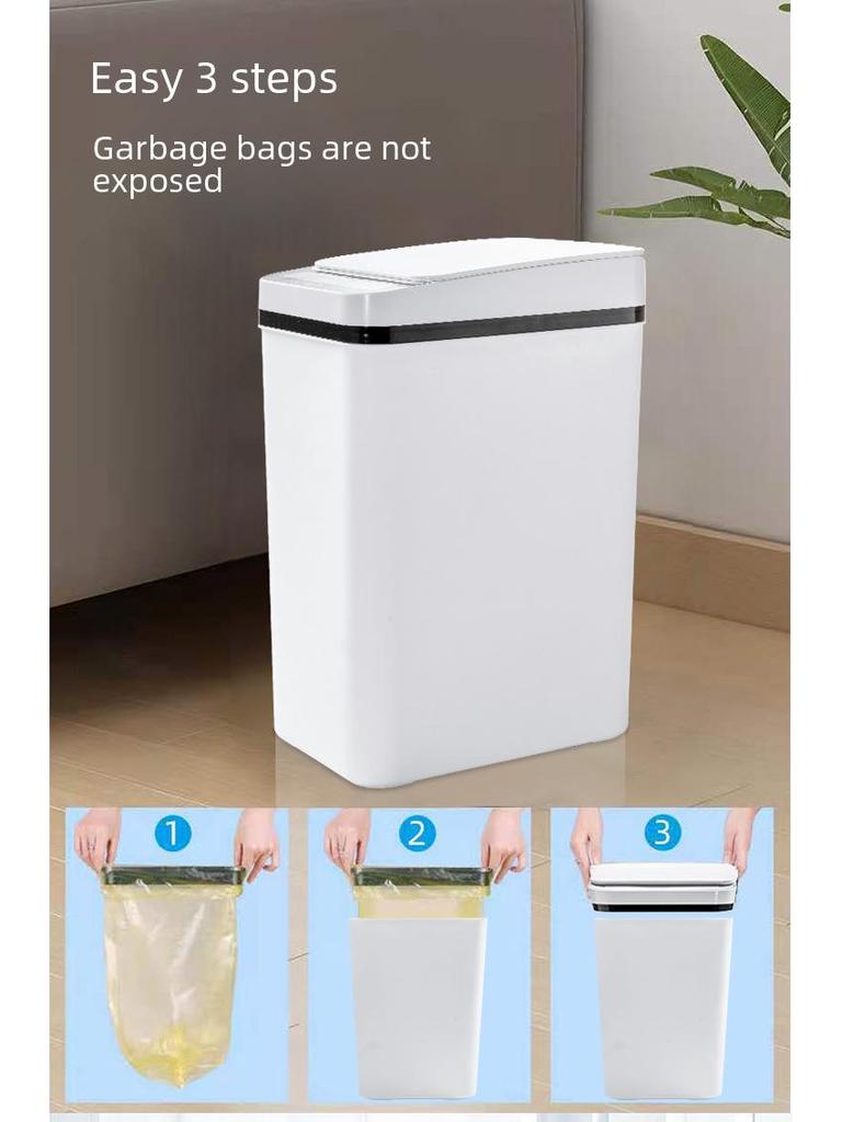 Poubelle intelligente à capteur automatique pour la maison