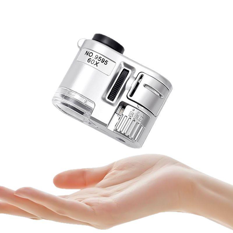 Kupferne Hauslupe: 60x Tragbares Antiken-Identifikationswerkzeug mit Licht