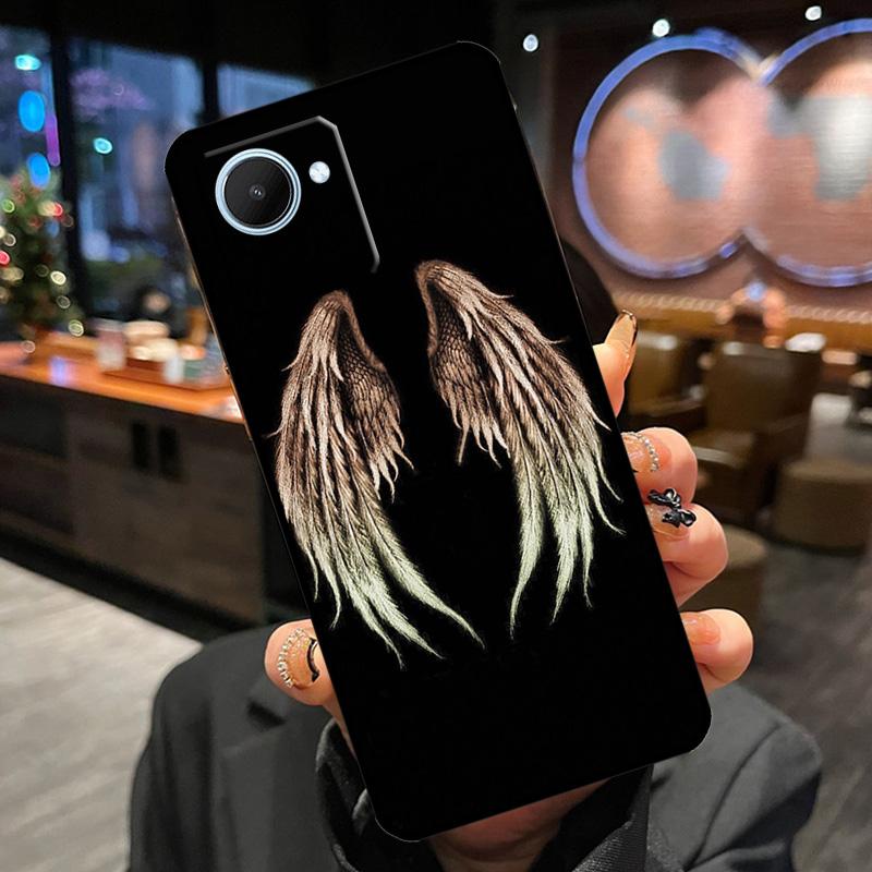 Exquisite Wings Case For Realme GT7 Pro GT6 11 12 13 14 15 Pro Plus C55 C53 C35 C33 C61 C65 C67 C53 C71 C75