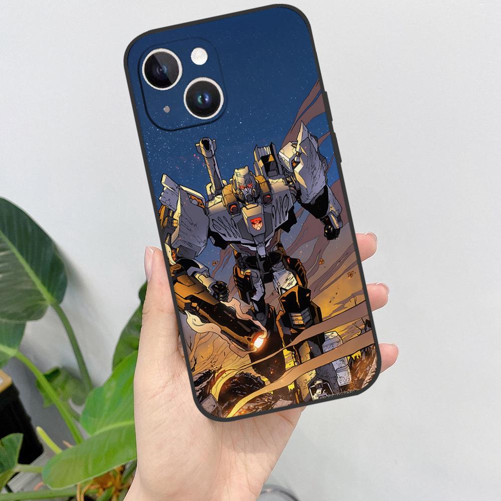 W-Transformersers Phone Case For Iphone 16 15 11 13 14 Pro Max 7 8 Plus X Xr Xs Max 12mini Black Shell Cover Case
