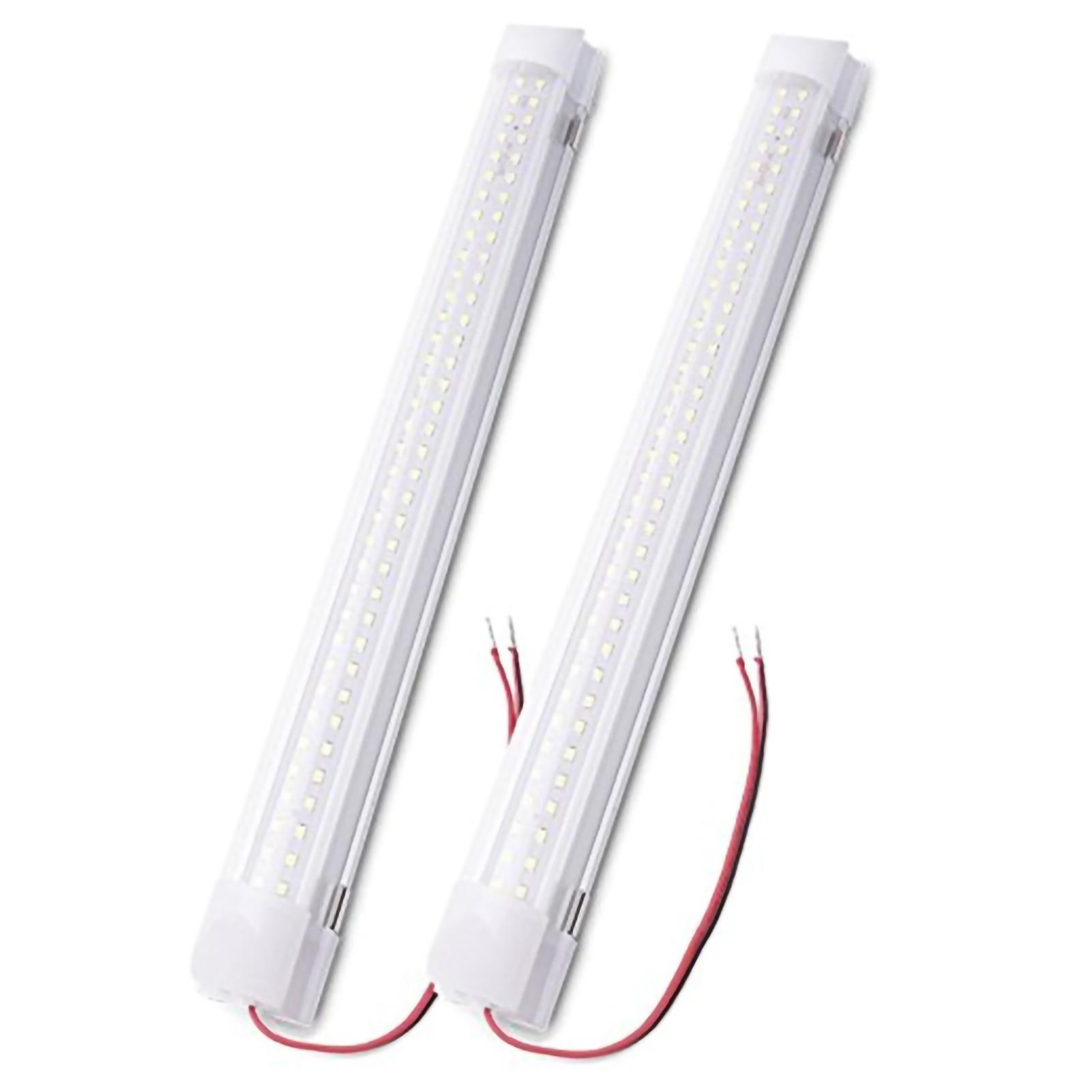 Interior LED Light Bar 350LM 12V‑86V 5W Energy Saving PC Aluminum Alloy for Trailer Boat Van