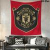 Man Utd C Wall Hanging Printed Fabric Blanket Decorative Tapestries for Bedroom Living Room Home Decor