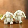 Plush Bunny Keychain With Movable Joints For Kids And Collectors