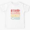 Eat Sleep Great Bass Repeat Kids T-Shirt