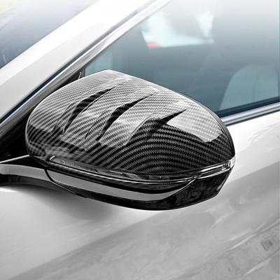 Para BYD Song Plus Sealion 6 Seal U DM-I EV Capa do Espelho Retrovisor da Porta Adesivos de Moldura para Sobrancelha de Chuva do Espelho Retrovisor do Carro 2024 2025
