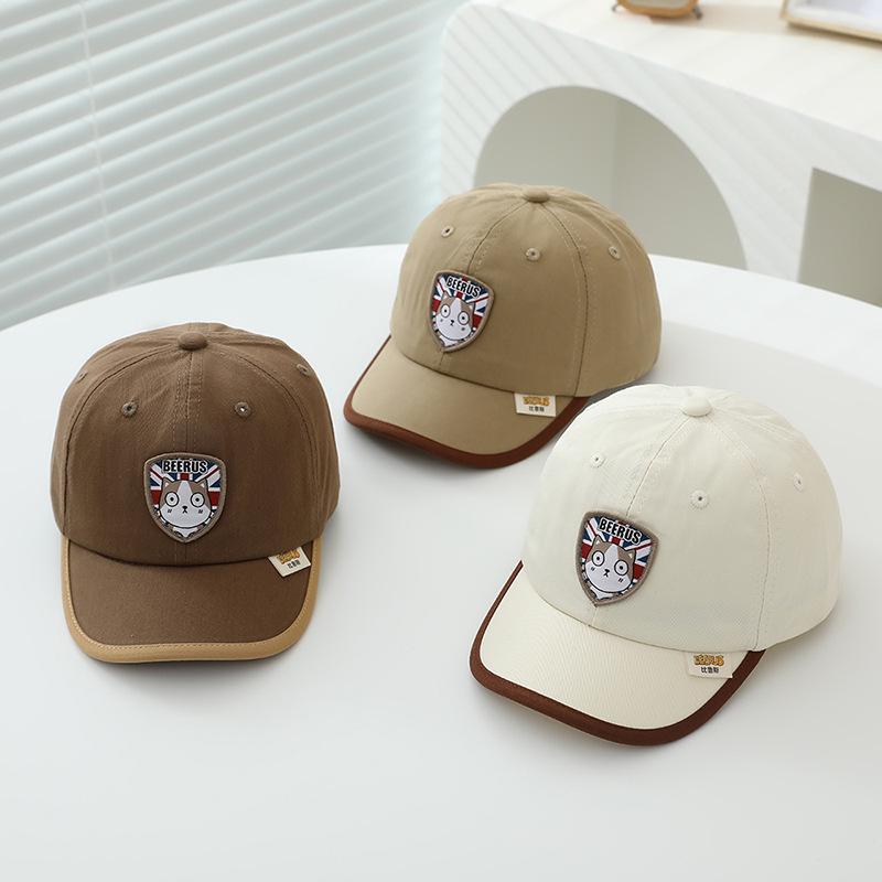 Baby Hat Spring and Autumn Style Baby British Trendy Duckball Cap Children Summer Sun Protection Baseball Cap