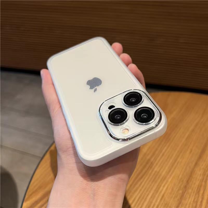 Luxuriöse Weiche Transparente Hülle Für IPhone 14 13 12 11 15 Pro Max X Xs Max XR 7 8 Plus SE   Stoßfestes Silikon-Bumper-Cover