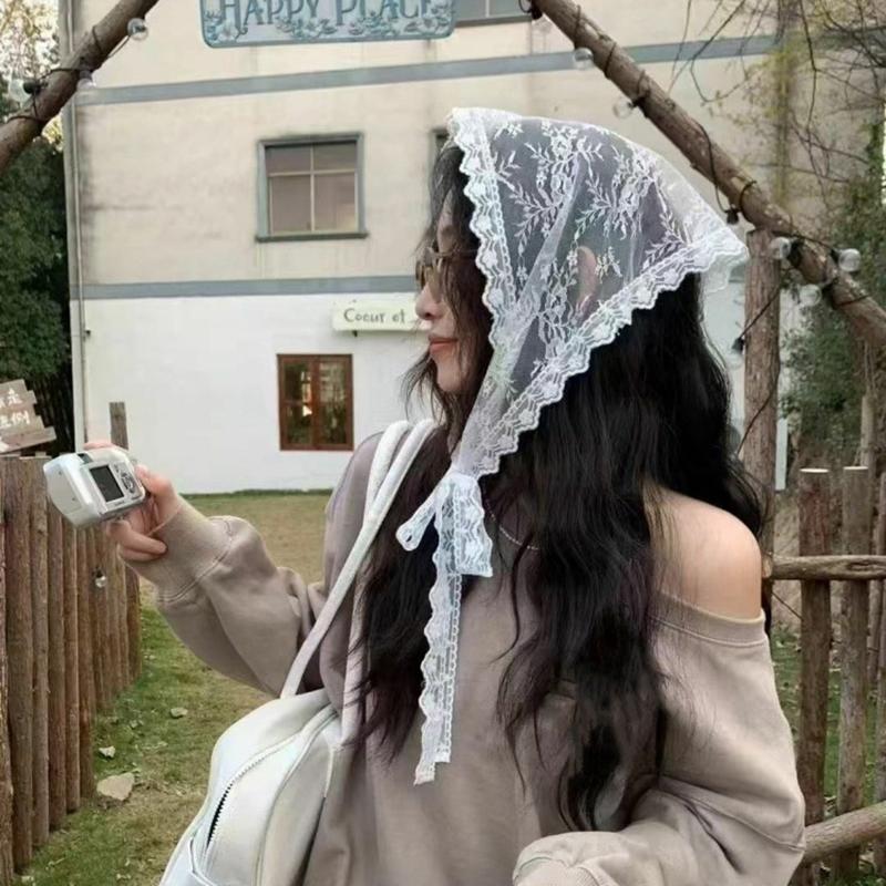 Triangle Sweet Butt Curtain Stacked Short Skirt With Headscarf Versatile Set For Party Night And Daily Wear