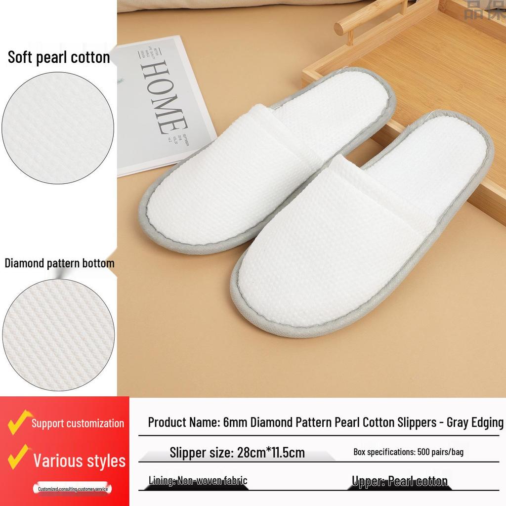 Extra Large Non-Slip Washable Slippers for Hotels & Salons