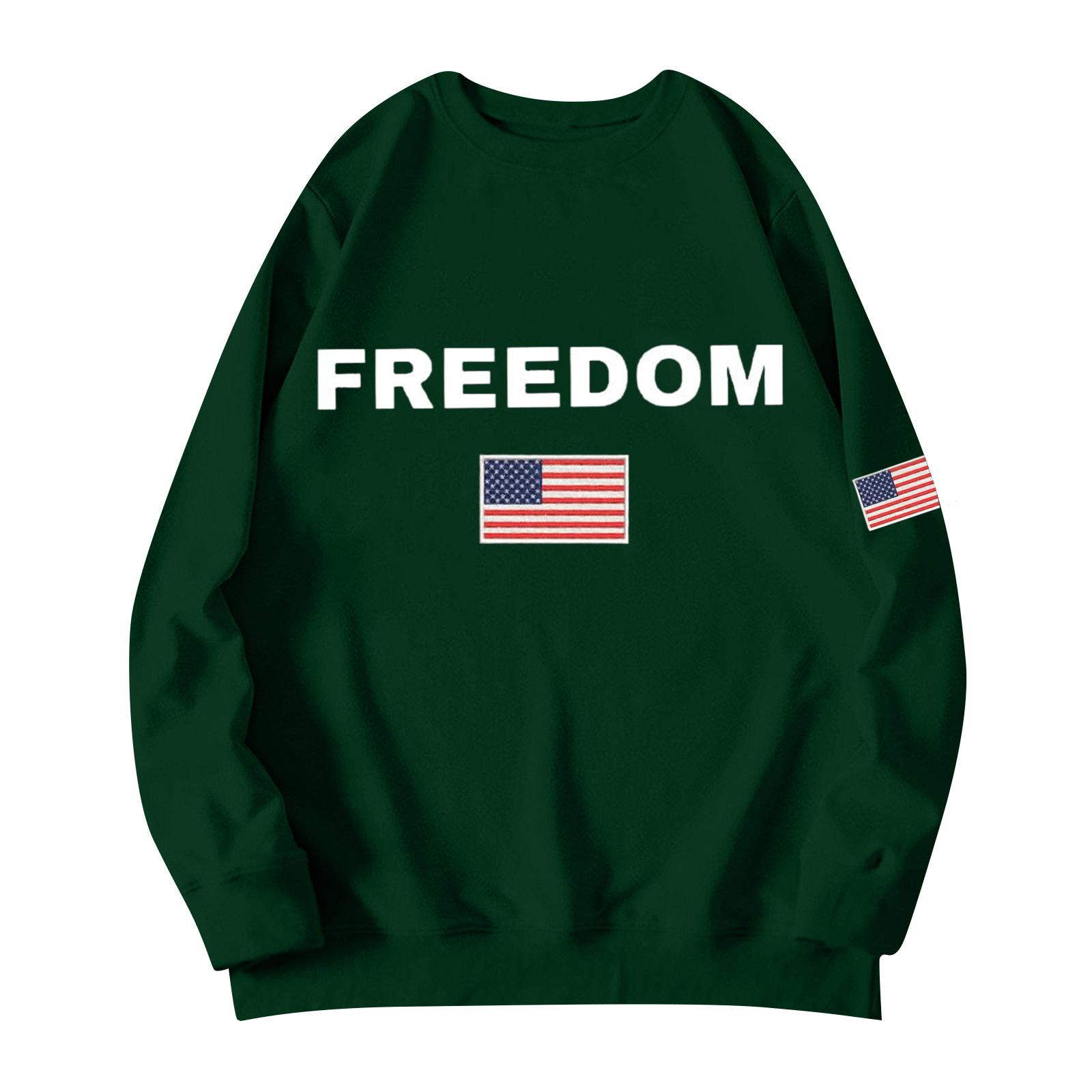 

Унисекс Принт Круглый вырез Длинный рукав Свободный крой Длинный рукав Повседневный Длинный рукав Топ Толстовка L