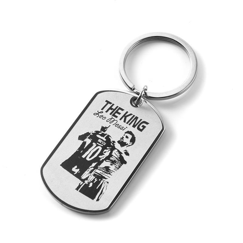 

Stainless Steel Relief Craftsmanship Keychain 50*30mm