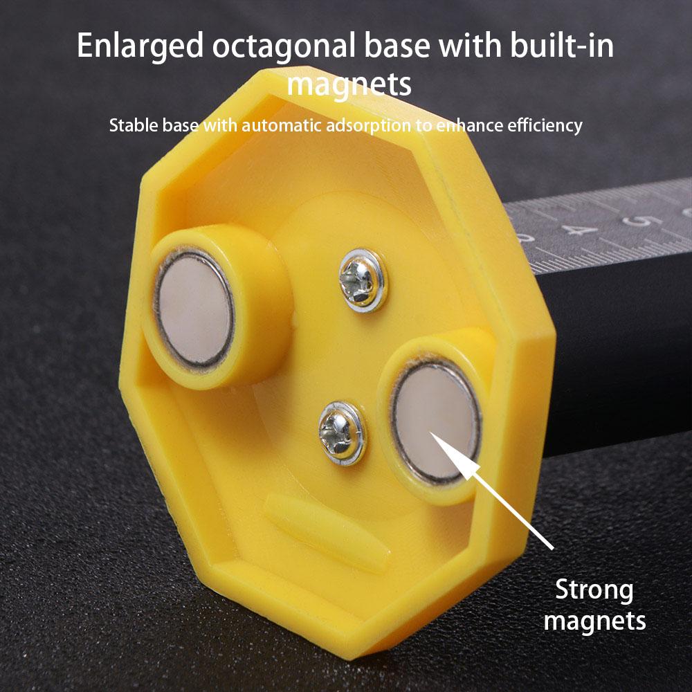 Magnetic Equal Height Ruler Graduated Scale Wall Lay Tool Ceiling Leveling Ruler  DIY Projects
