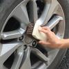Car Leather Cleaning Brush Natural Horsehair Brush Automotive Interior Decoration Seat Gap Brushes Wheel Tire Cleaning Tools