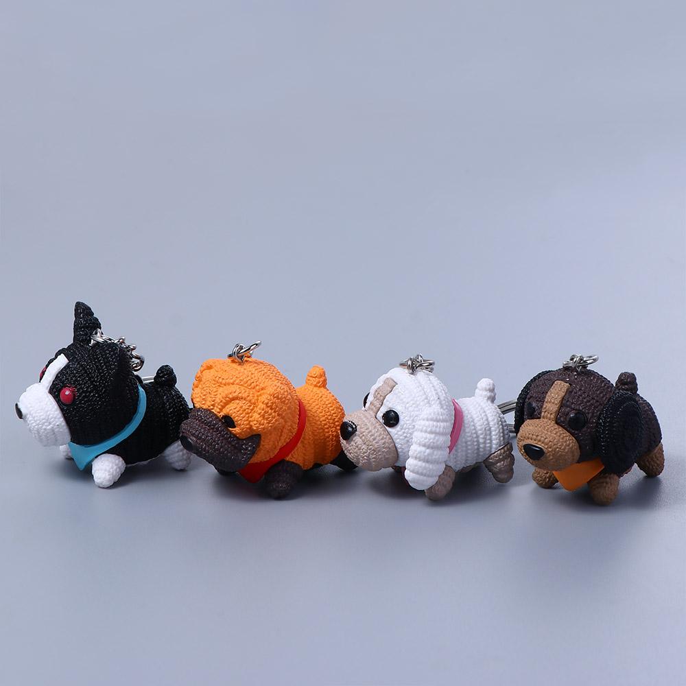 Interior Accessories Wool Dog Bag Pendant Dog Mascot Keychain Keychains Dog Doll Keyrings