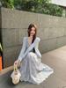 Dopamine Industry Floral Embroidery Camisole & Skirt Set with Cardigan - Women's Forest Style Two-Piece Dress