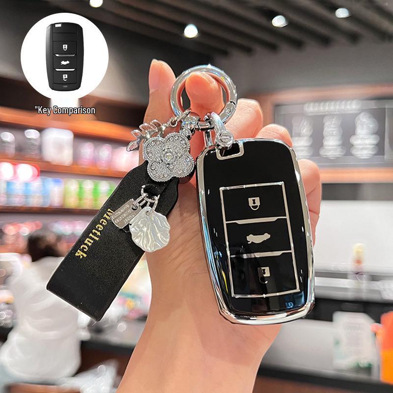 Changan Car Key Case: Compatible with Nuo, Mi Yu, Lumin, Benben, Eado, CS55, Yi Dong DT - 35 Shell Bag for Women.
