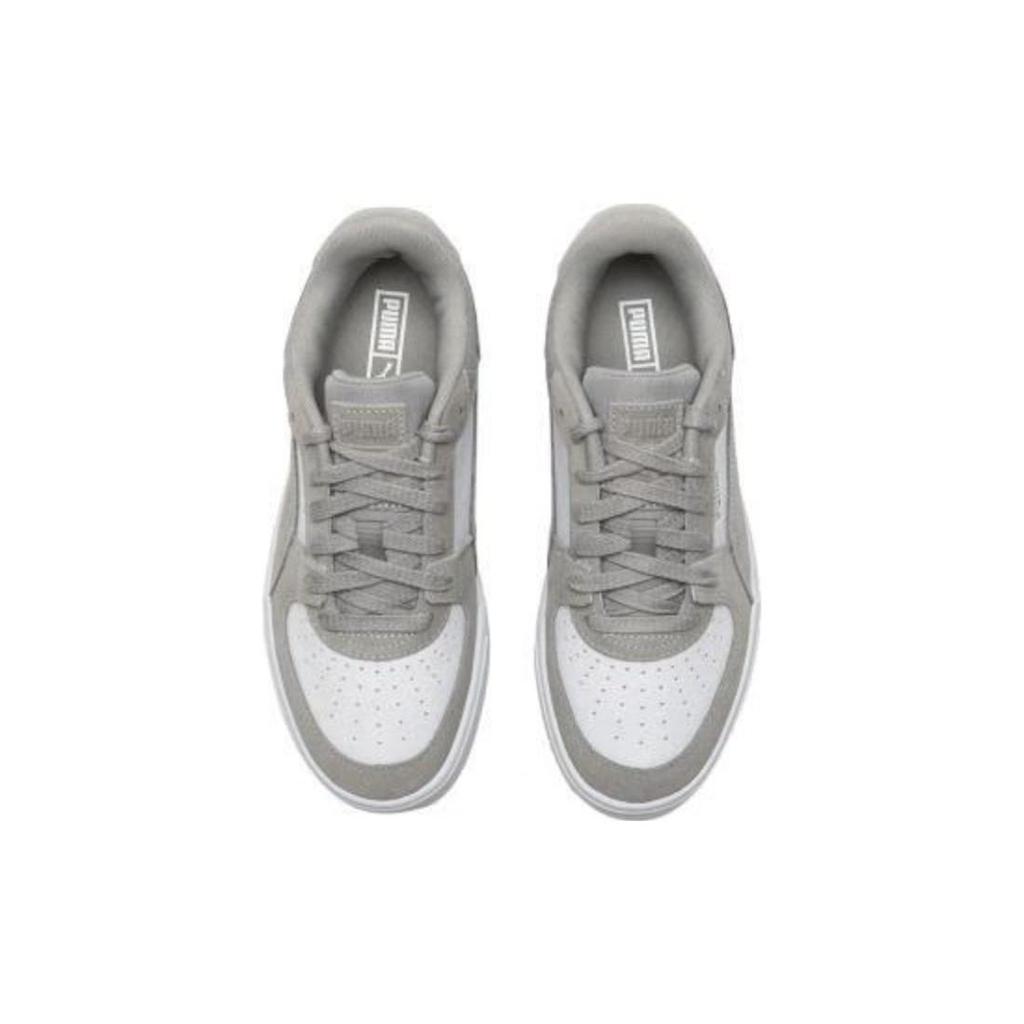 Puma Ca Pro Tênis Confortáveis Duráveis de Cano Baixo Tênis Unissex Cinza Branco 393277-01