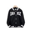 Korean Style Kids' Letter Stand Collar Baseball Jackets for Spring & Autumn
