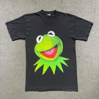 Kermit Żaba Duża Twarz Unisex Koszulka S-5XL Koszulka Unisex