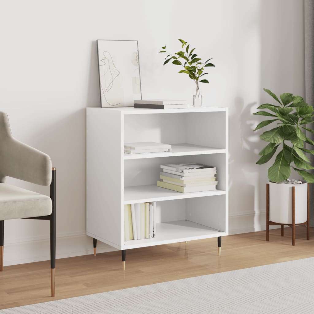 Vidaxl Cabinet, White, 57X35X70 Cm, Wood-Based Material
