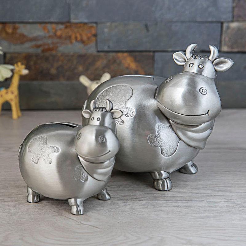 

Creative Zodiac Cow Piggy Bank: Unique Children s Coin Savings Jar, Ideal Gift for June 1st. 10x6.6x9 cm