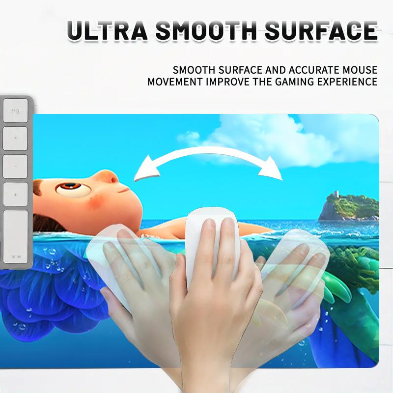 1Pc Underwater Adventure Gaming Mouse Pad Keyboard Desk Mat Non-slip Rubber Lock Edge Waterproof Computer Mousepad for Office Home Decor S159